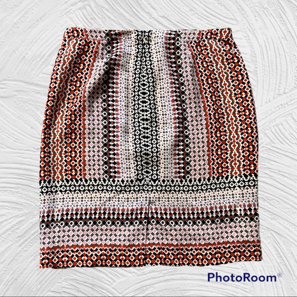 J. Crew multicolour skirt size 10 - Picture 2 of 7